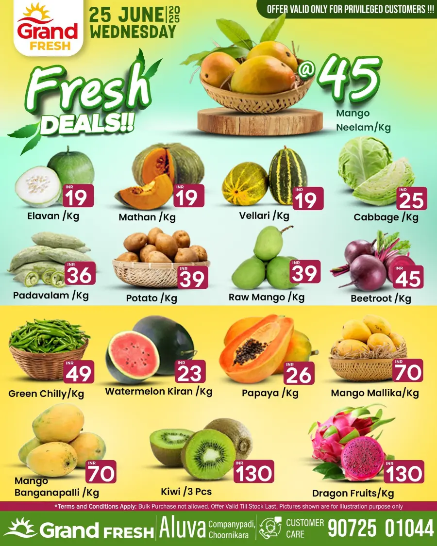 Fresh Deal In Grand Hypermarket Kannur