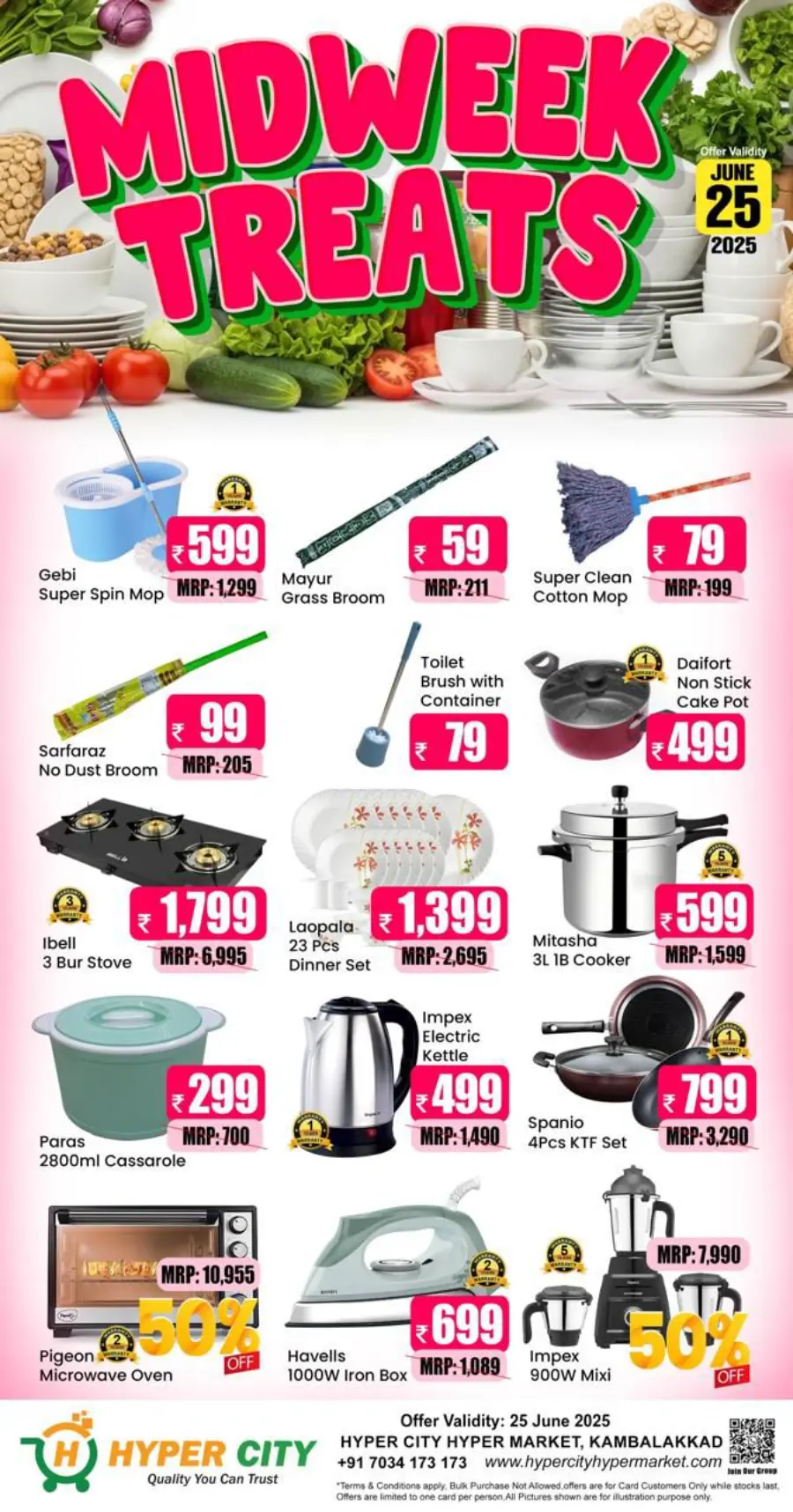 Mid Week Treats In Hyper City Hypermarket Wayanad