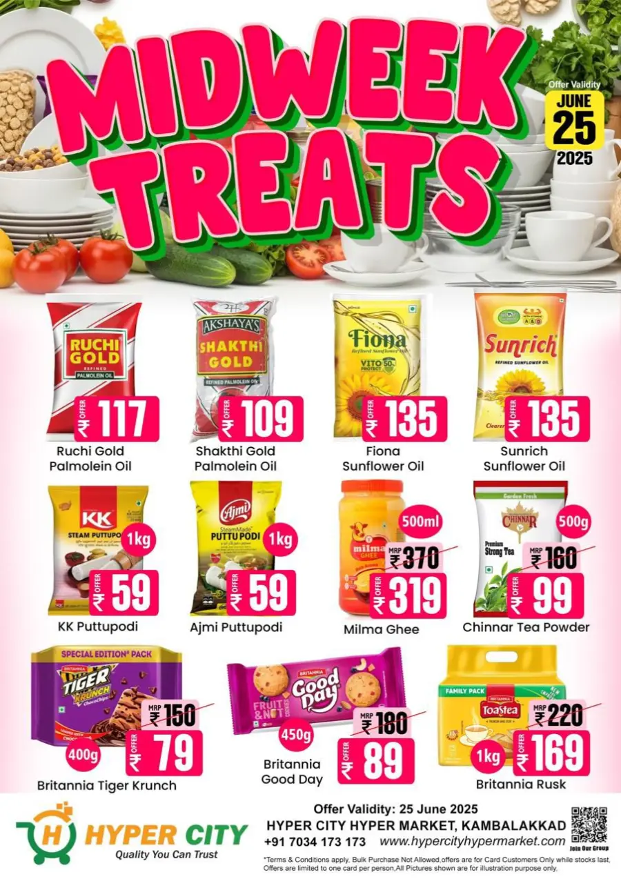 Mid Week Treats In Hyper City Hypermarket Wayanad