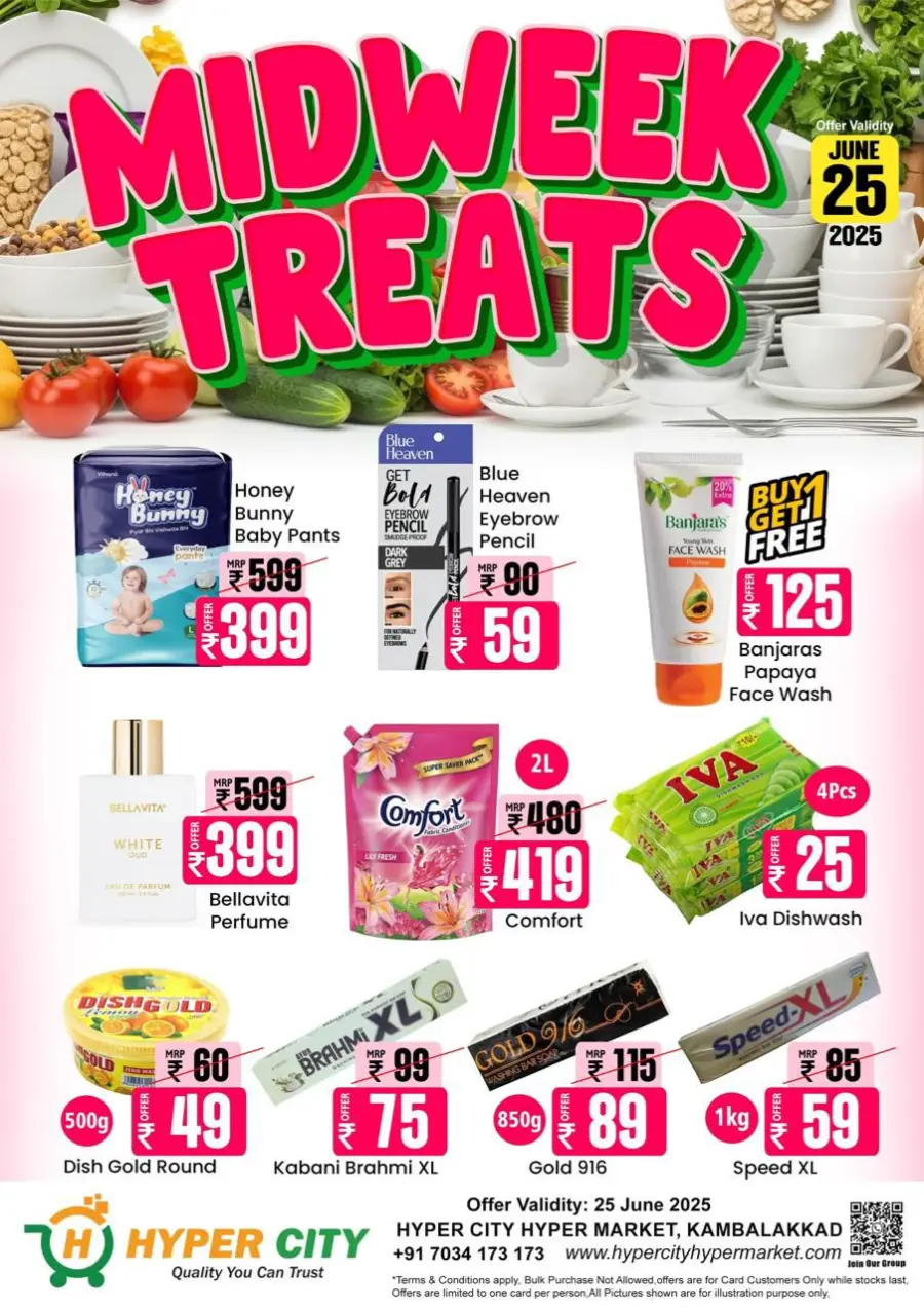 Mid Week Treats In Hyper City Hypermarket Wayanad