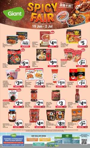 Spicy Fair In Giant Singapore
