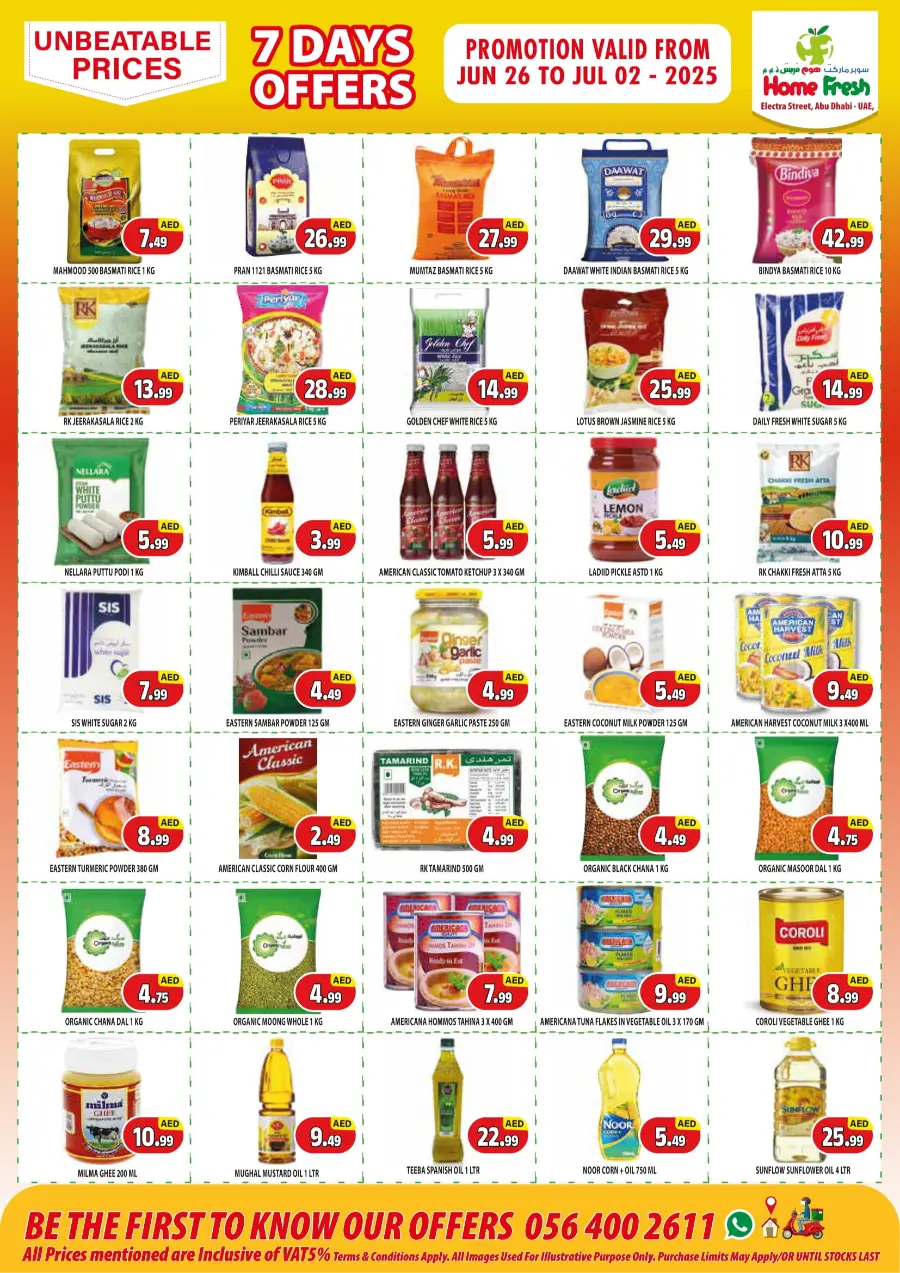 Super sale In Home Fresh Abu Dhabi
