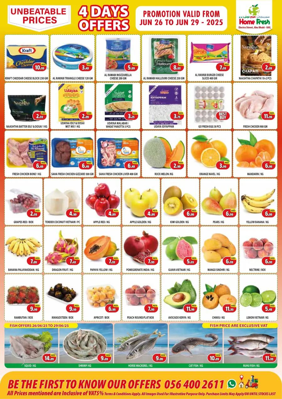 Super sale In Home Fresh Abu Dhabi