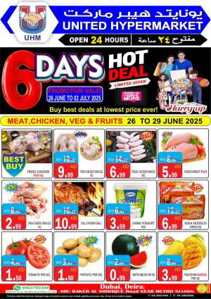 6 Days Hot Deal In United Hypermarket Dubai