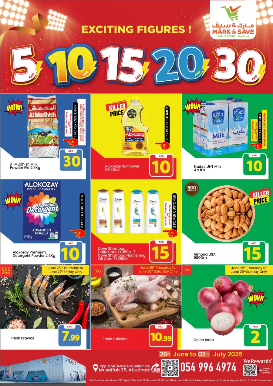 Exciting Figures In Mark & Save Abu Dhabi