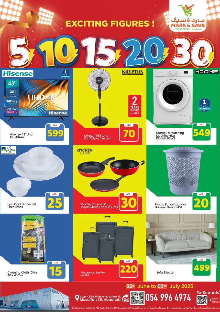 Exciting Figures In Mark & Save Abu Dhabi