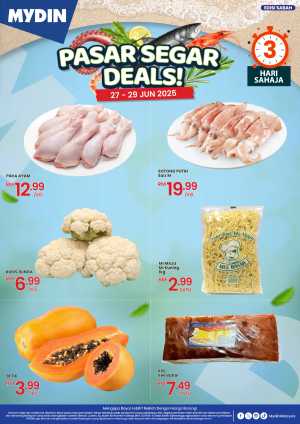 Pasar Segar Deals In Mydin Sabah