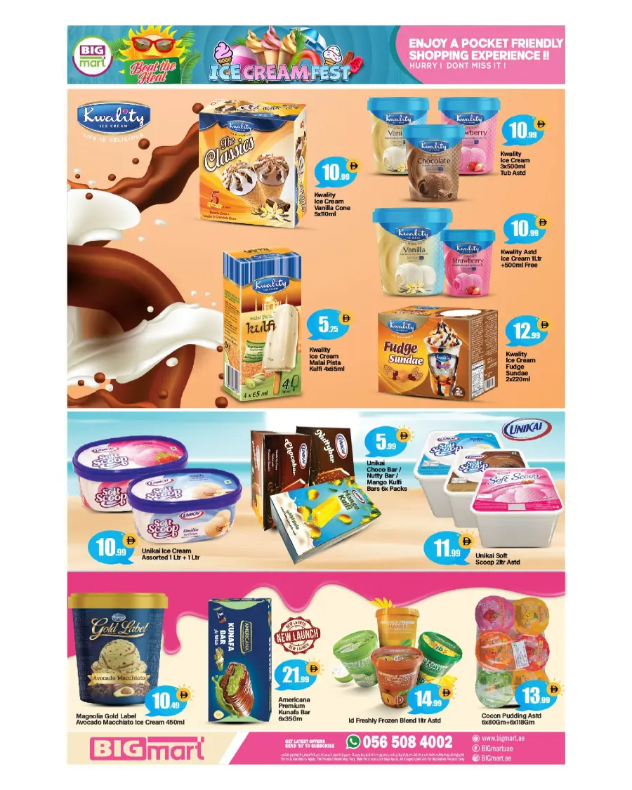 Ice Cream Fest In BIG mart Abu Dhabi