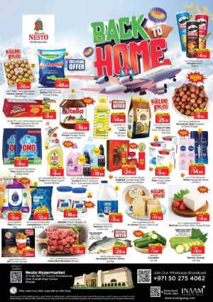Back to home In Nesto Hypermarket Sharjah / Ajman