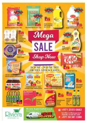 Mega Sale - Shop Now In Riviera Supermarket Abu Dhabi