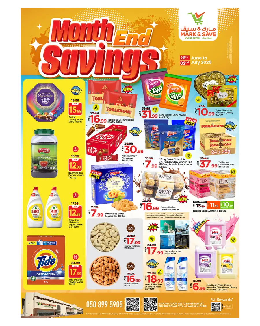 Month End Saving In Mark & Save Dubai