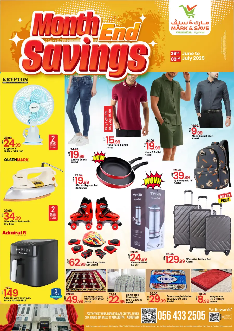 Month End Saving In Mark & Save Abu Dhabi