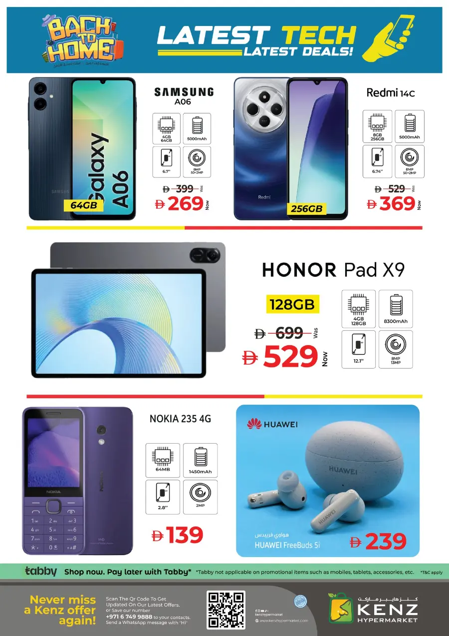 Back to home In Kenz Hypermarket Sharjah / Ajman