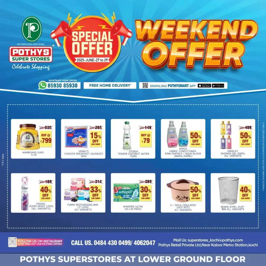 Weekend Special Offer – Limited Time! In Pothys Superstores Ernakulam