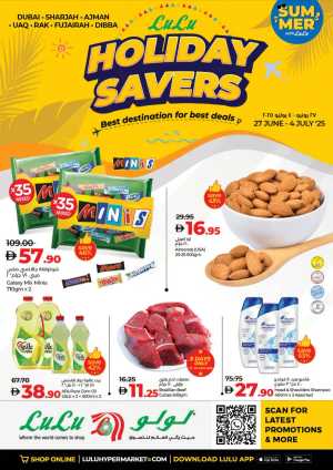Holiday Savers – Best Deals Await, Shop Now! In Lulu Hypermarket Dubai,Sharjah / Ajman,Fujairah,Ras al Khaimah,Umm al Quwain