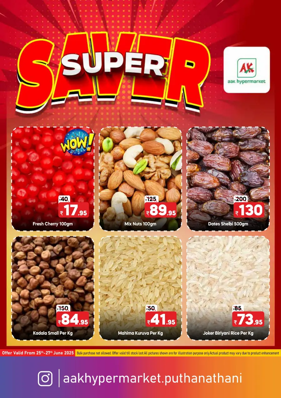 Weekend fresh deals In AAK Hypermarket Malappuram