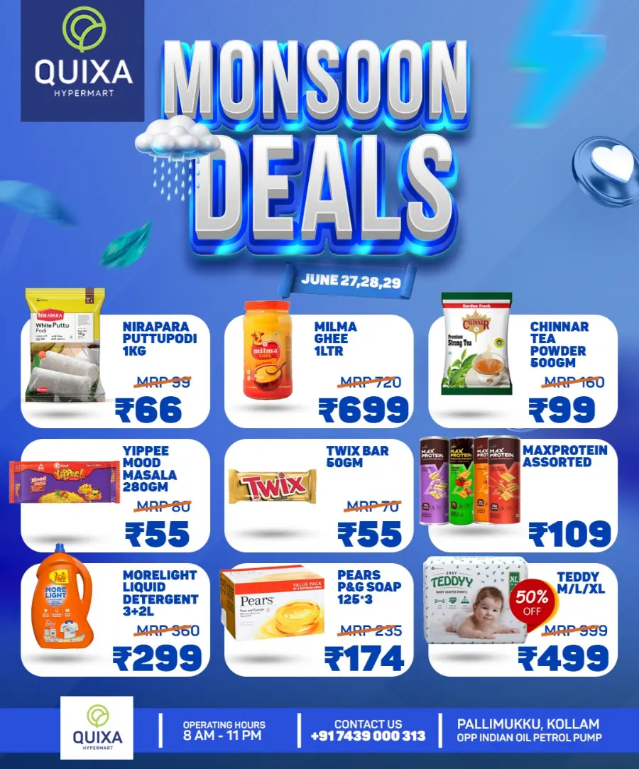 Monsoon Deals In QUIXA Hypermart undefined