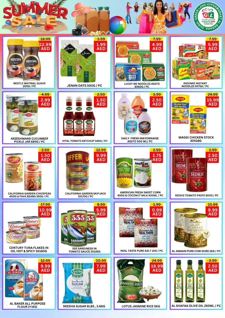 Summer Sale - Shop Now In Green Land Hypermarket Dubai