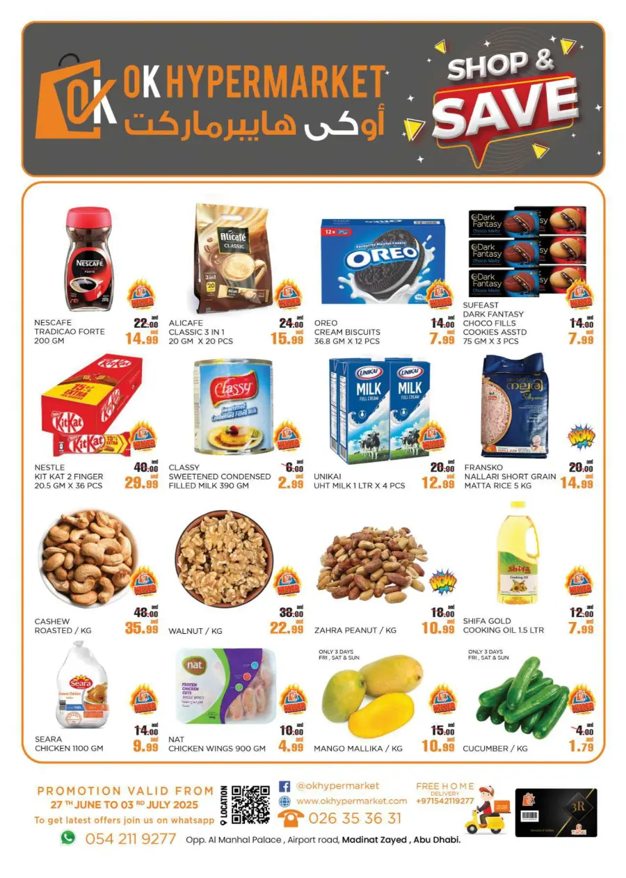 Shop & Save In OK Hypermarket Abu Dhabi