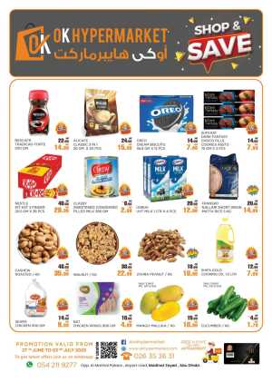 Shop & Save In OK Hypermarket Abu Dhabi