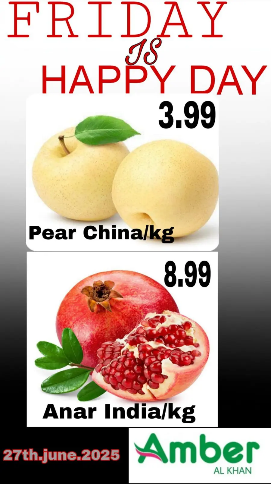 Friday Offer In Amber Hypermarket Sharjah / Ajman