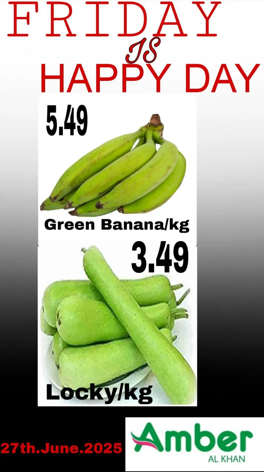 Friday Offer In Amber Hypermarket Sharjah / Ajman