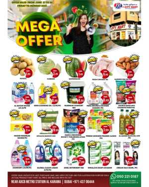 Mega offer In M City Mart Dubai