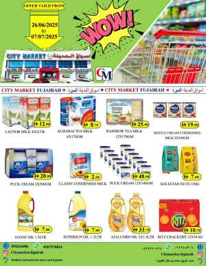 Wow Deals In City Market Fujairah