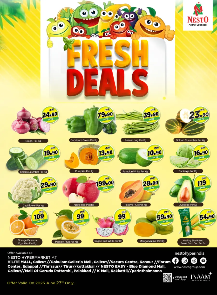 Fresh Deals In Nesto Hypermarket Wayanad