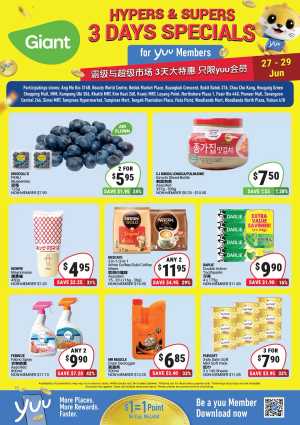 3 Days of great offers In Giant Singapore