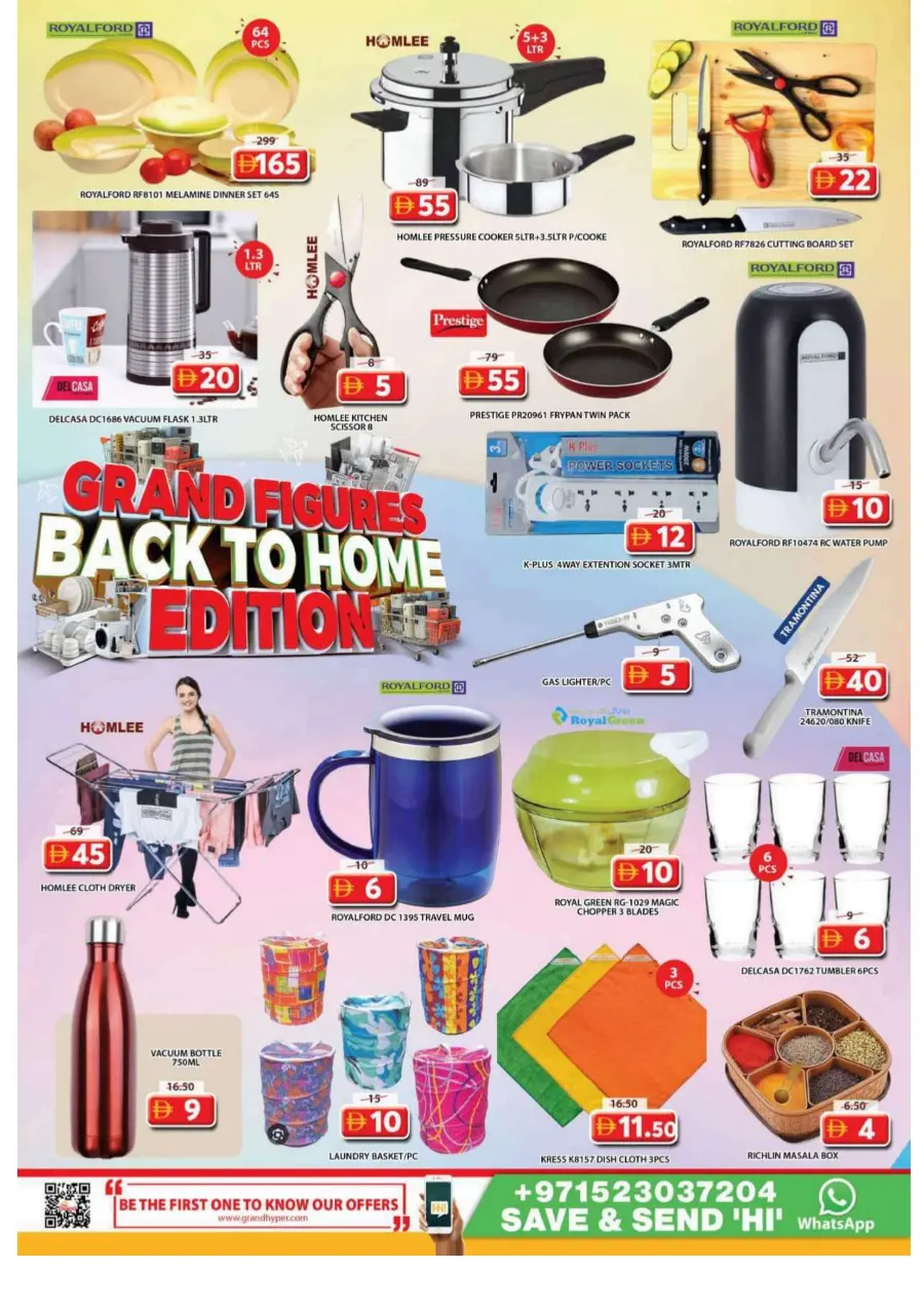 Grand Figures Back To Home Edition In Grand Hypermarket Sharjah / Ajman