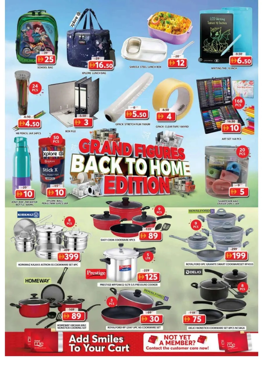 Grand Figures Back To Home Edition In Grand Hypermarket Sharjah / Ajman