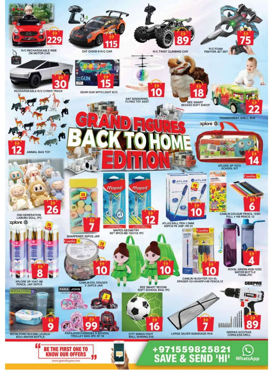 Grand Figures Back To Home Edition In Grand Hypermarket Dubai