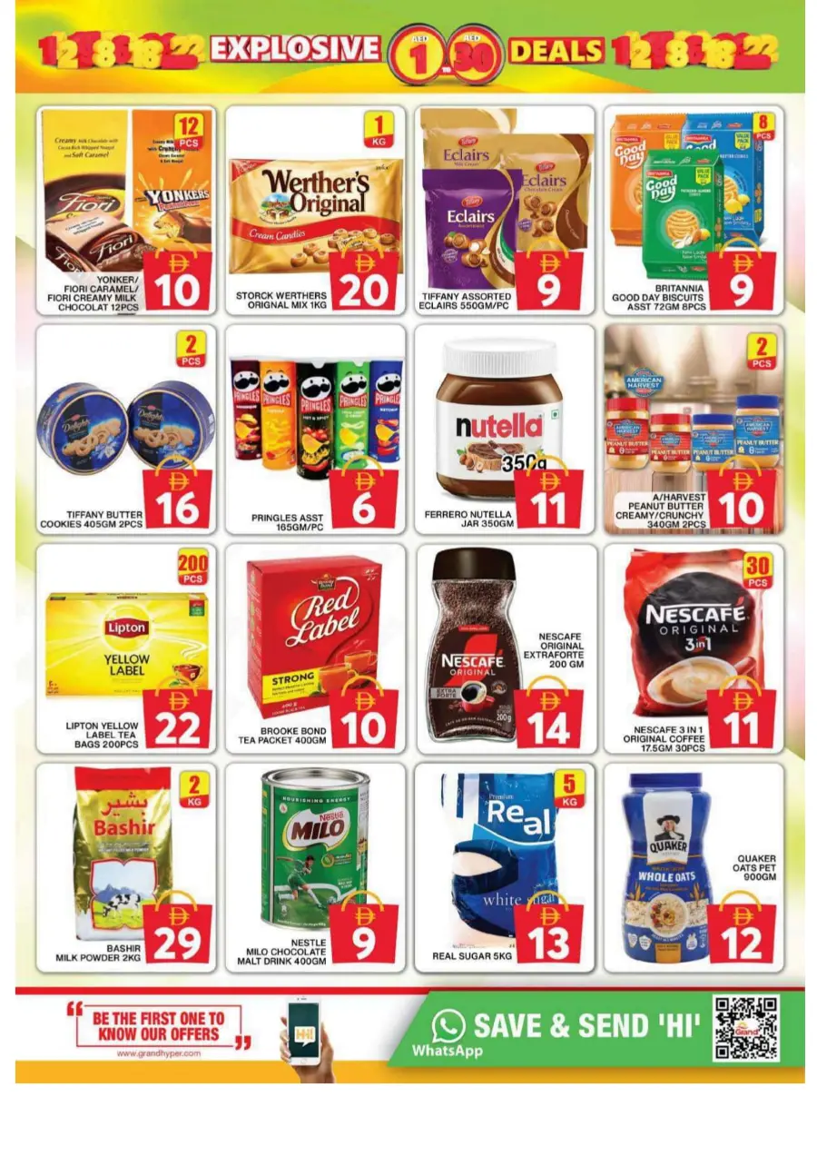 Explosive 1 To 30 Deals In Grand Hypermarket Dubai