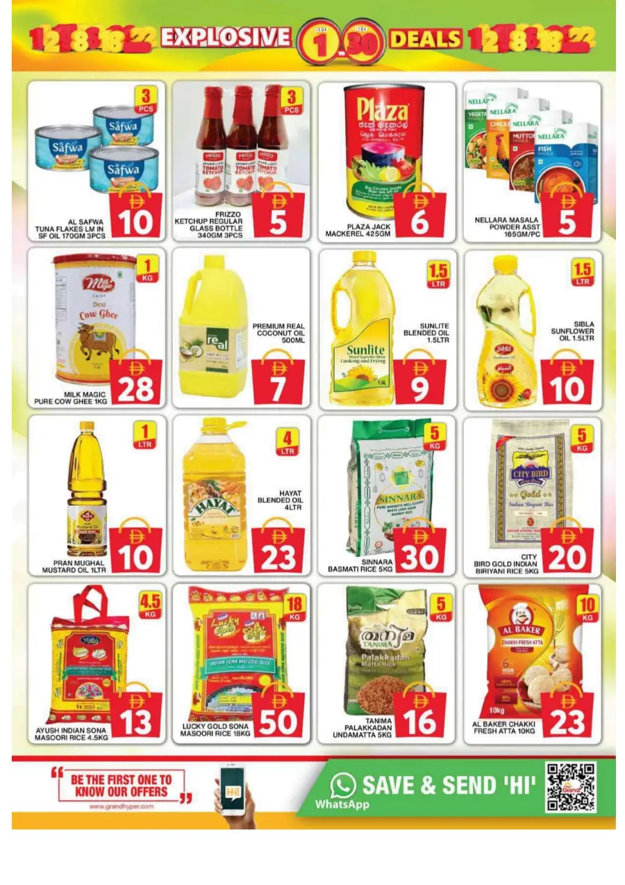 Explosive 1 To 30 Deals In Grand Hypermarket Dubai