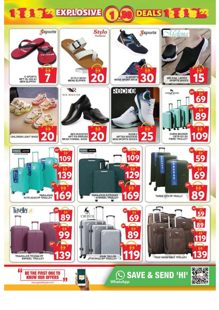 Explosive 1 To 30 Deals In Grand Hypermarket Dubai