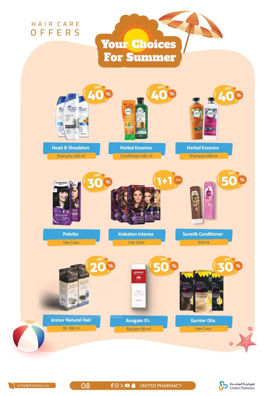Summer Offer – Up to 60% Off!" In United Pharmacy undefined