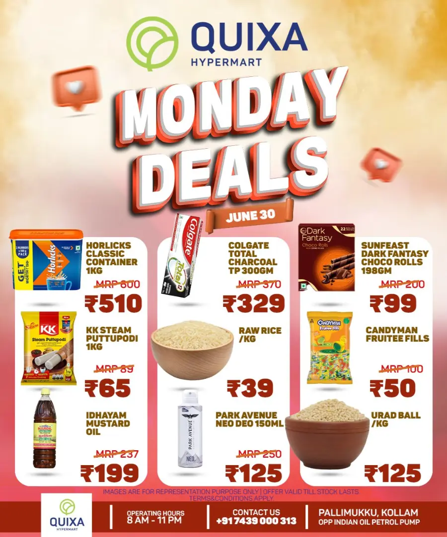 Monday Deals In QUIXA Hypermart undefined