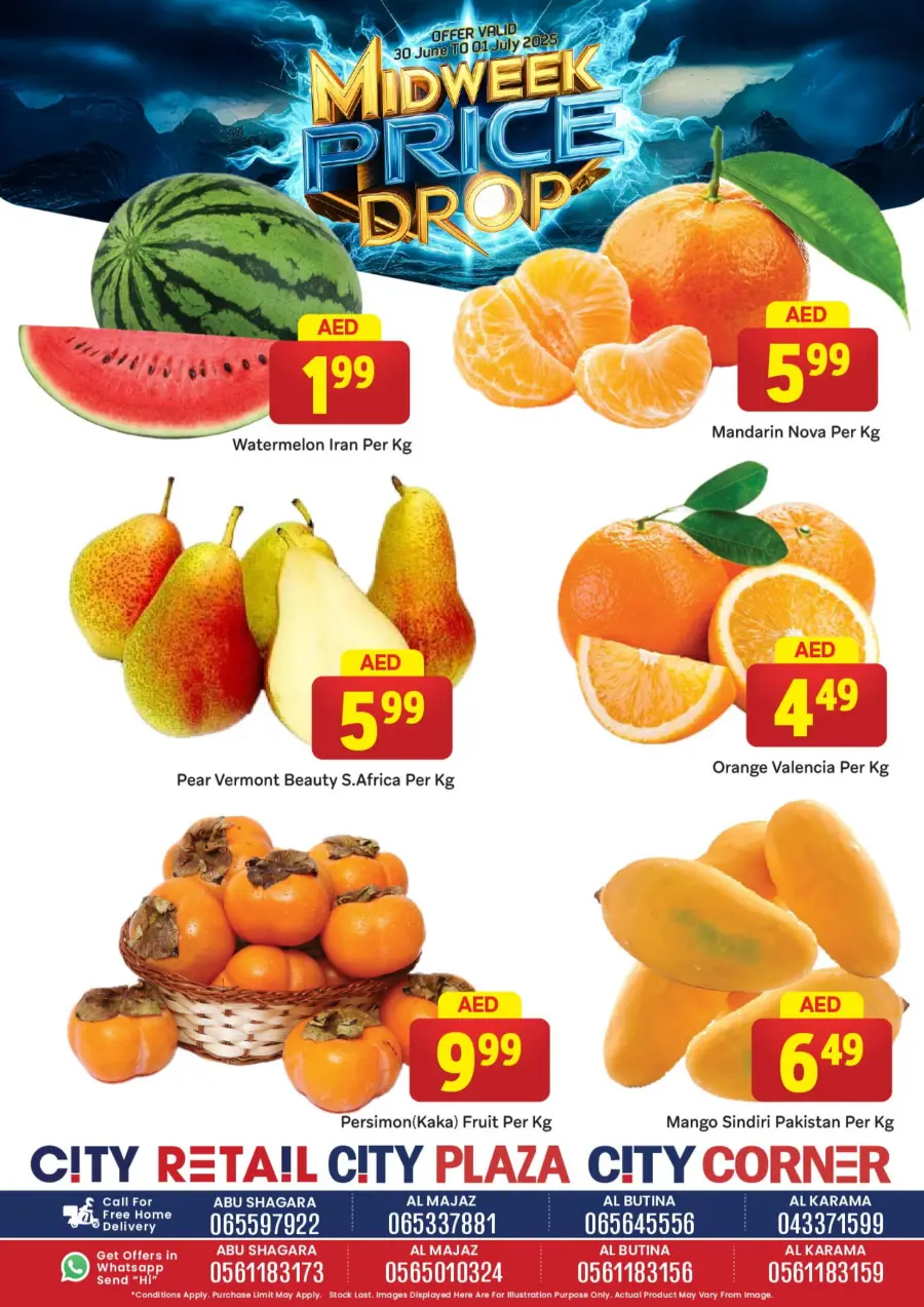 Midweek Price Drop In City Retail Sharjah / Ajman