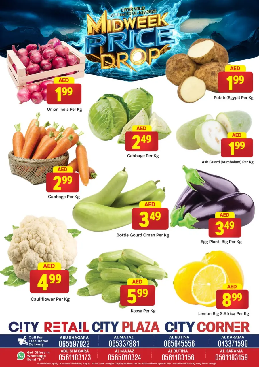 Midweek Price Drop In City Retail Sharjah / Ajman