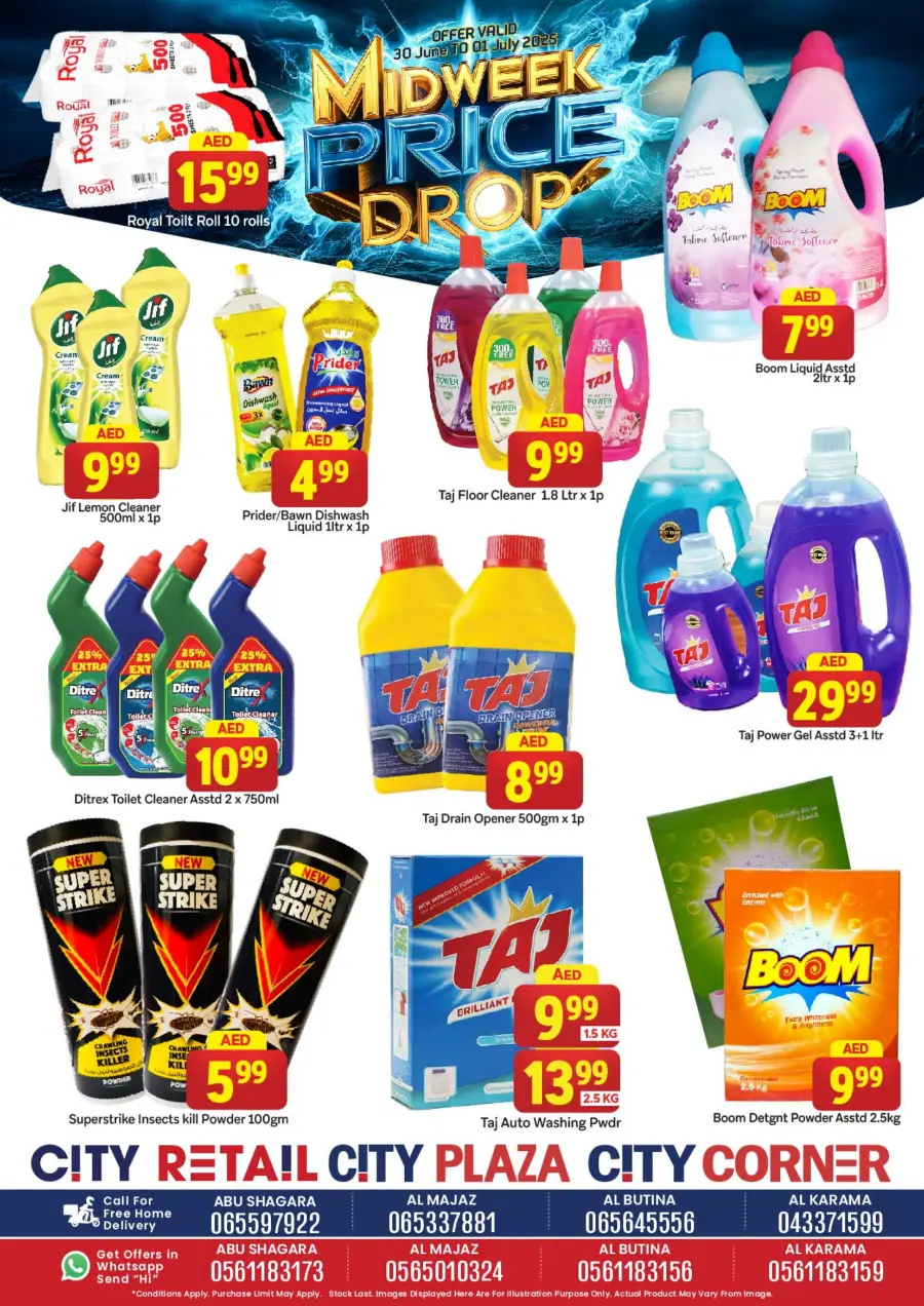 Midweek Price Drop In City Retail Sharjah / Ajman