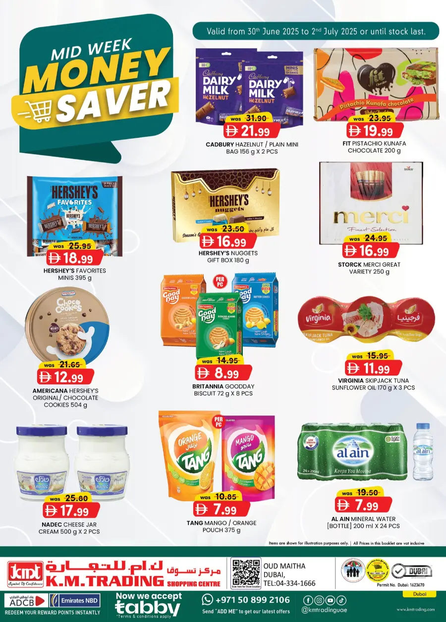 Mid Week Money Saver In K.M Trading Dubai