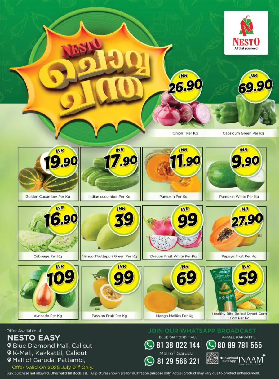 CHOVA CHANDA In Nesto Easy Calicut
