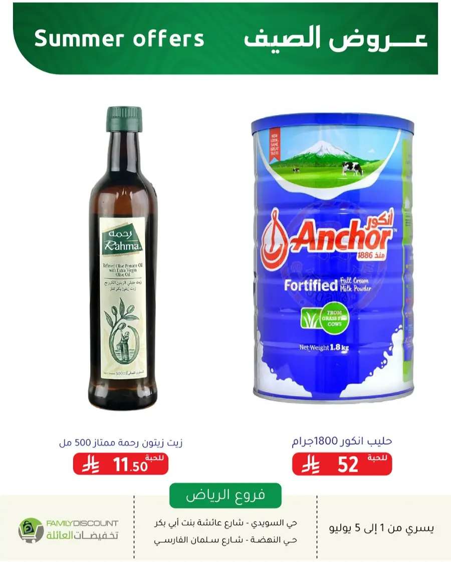 Summer Offer In Family Discount undefined