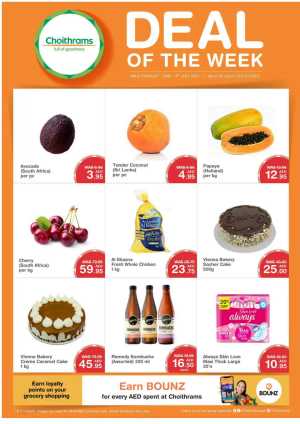 Deal of The Week In Choithrams Dubai,Abu Dhabi,Sharjah / Ajman,Al Ain,Ras al Khaimah