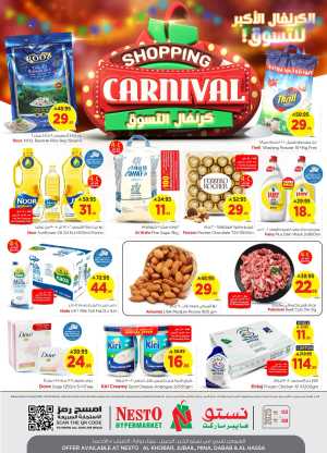 Shopping Carnival In Nesto Hypermarket Dammam,Al Hasa,Jubail,Al Khobar