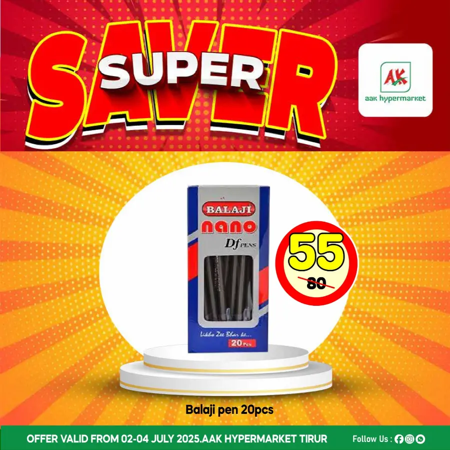 Super Saver In AAK Hypermarket Malappuram