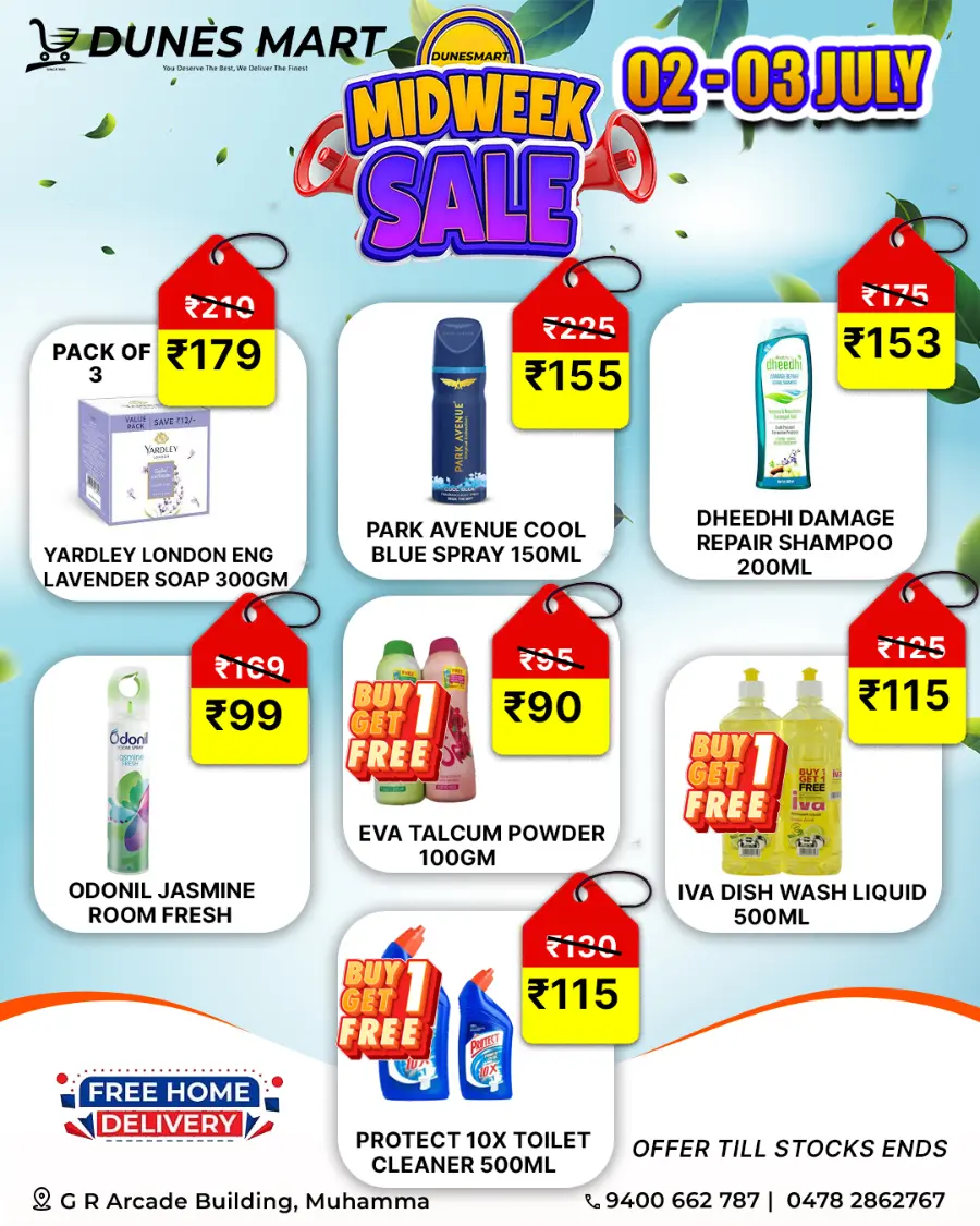 Mid week Sale In Dunes Mart undefined