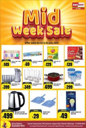 Mid Week  Sale In Daymart Hypermarket Palakkad