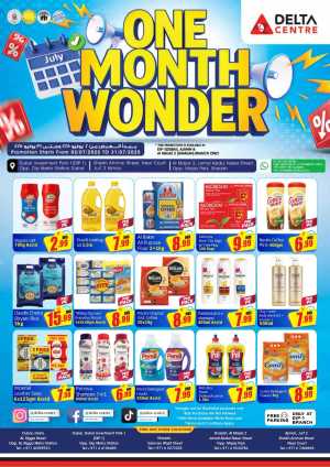 One Month Wonder In Delta Centre Dubai,Sharjah / Ajman